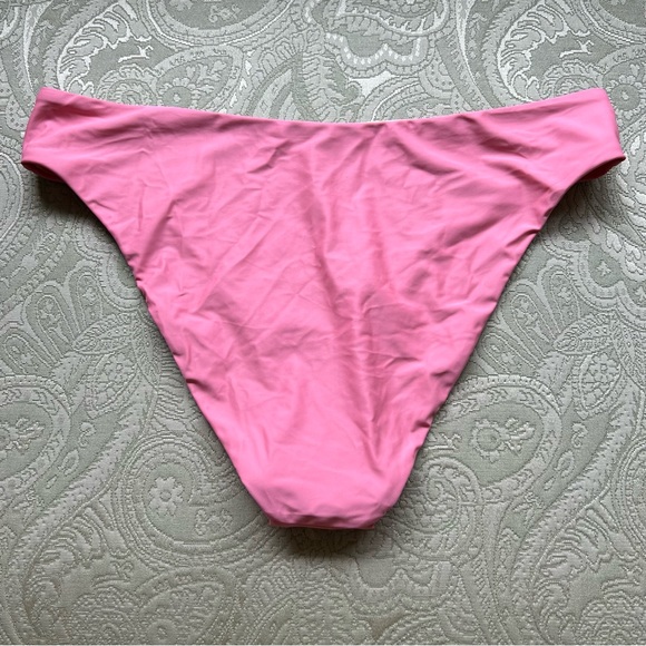 NWT J. Crew High-Rise Cheeky Bikini Bottom Size XL Warm Rose - Picture 7 of 8